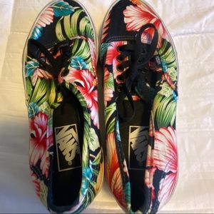 Vans tropical black sneakers